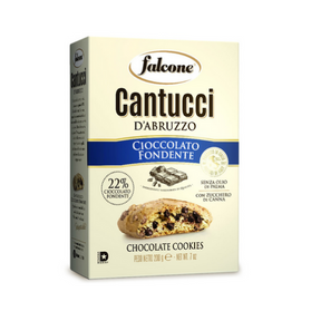 Falcone Cantucci Cioccolato Fondente - ciastka z kawałkami czekolady 200g