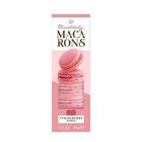 Macarons Strawberry - włoskie makaroniki truskawkowe 90g
