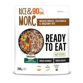 Monini R&M - miks włoskiego orkiszu, soczewicy i brązowego ryżu gotowanych na pa