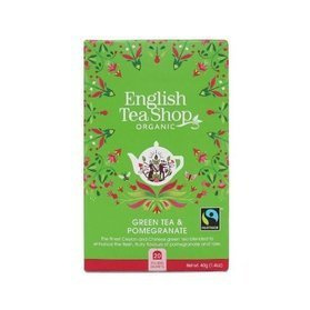 English Tea Shop Green Tea Pomegranate - 20 saszetek