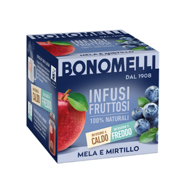 Bonomelli Infusi Mela e Miritillo - herbata jabłko z borówką 12 saszetek