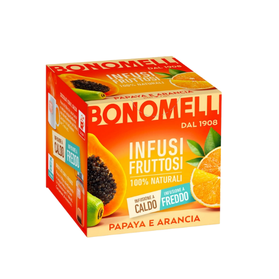 Bonomelli Infusi Papaya e Arancia - herbata papaja z pomarańczą 12 saszetek