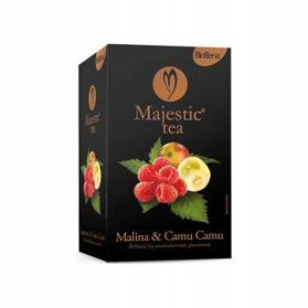 Biogena Majestic tea herbata ziołowa z maliną i Camu Camu 20 saszetek