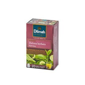 Dilmah Green Tea Earl Grey - zielona herbata 20 torebek