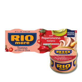 Rio Mare Tonno all' Olio di Oliva - tuńczyk z papryczką chilii 3x65g