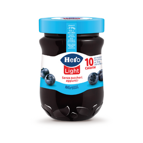 Hero Light Mirtilli - konfitura z borówki amerykańskiej bez cukru 280g
