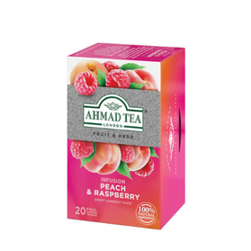 Ahmad Peach & Raspberry 20 saszetek