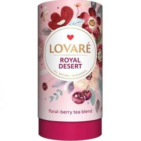 Lovare Royal Desser Tuba - herbata kwiatowa o smaku królewskiego deseru 80g