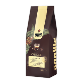 Kawa smakowa Cafe Sati Vanille - waniliowa kawa ziarnista 500g