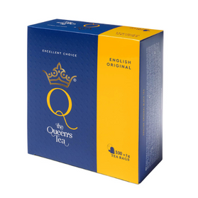 The Queen's Tea English Original - czarna herbata 100 saszetek