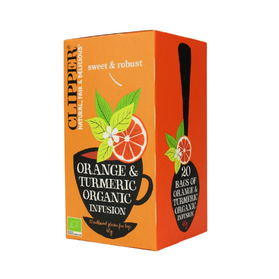 Clipper Orange&Turmeric - herbata z kurkumą i pomarańczą 20 saszetek